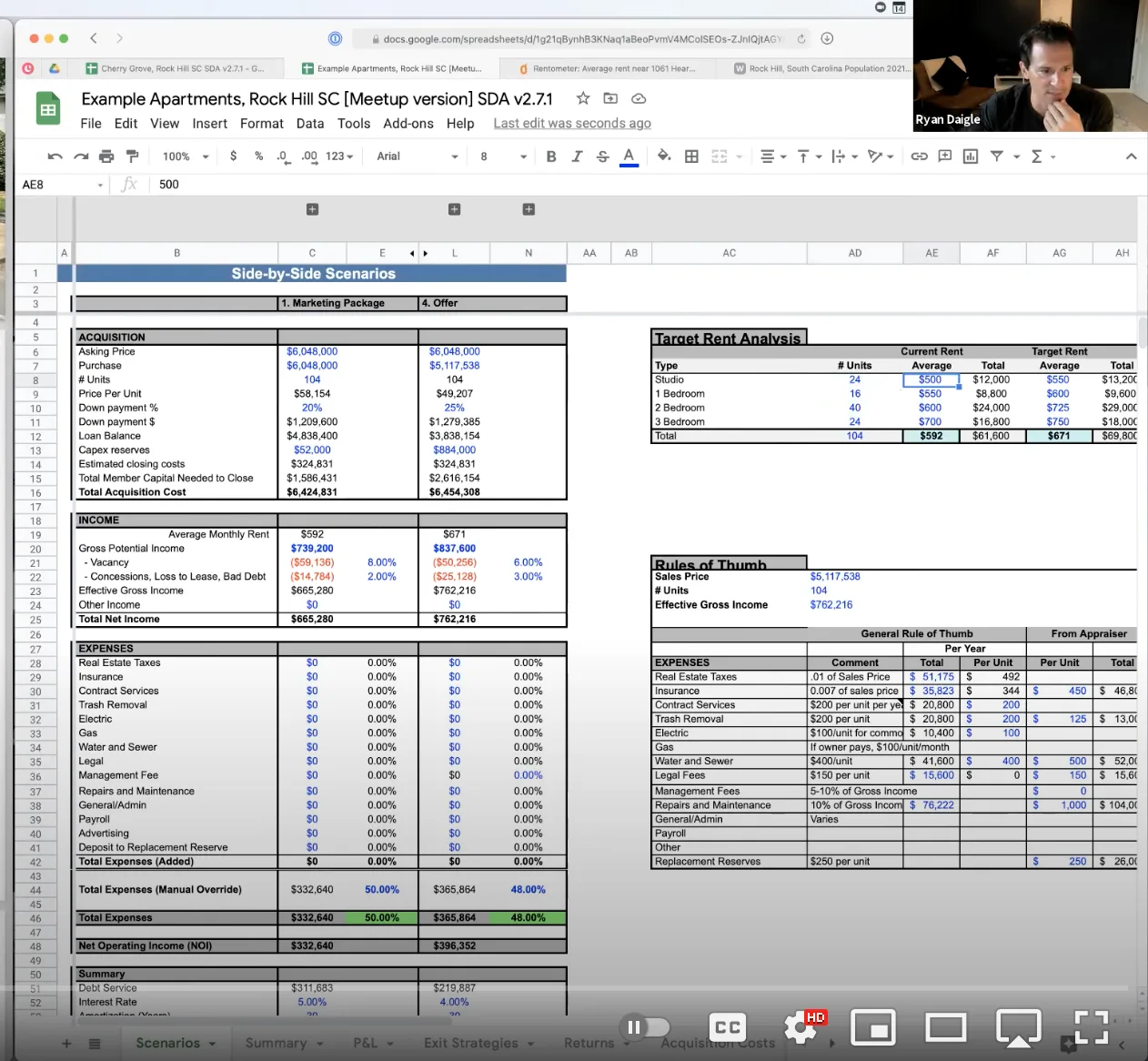 A Real World Underwriting Example with Michael Blank's SDA